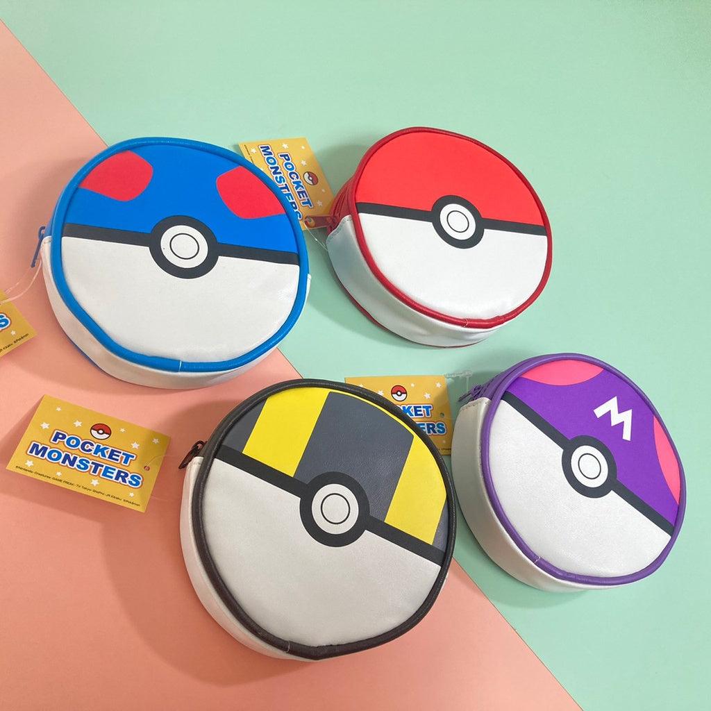日本精靈寶可夢拉鍊包、收納包、錢包|精靈球、超級球、高級球、大師球 - 富士通販