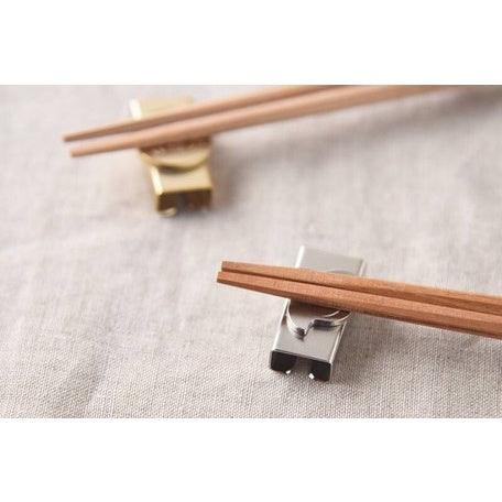 日本製 燕三條 富士山造型多功能筷架 啞光金 銀色|不鏽鋼筷架 筷子收納 婚禮小物 - 富士通販