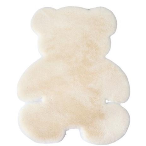 冬季保暖|泰迪熊柔軟毛絨地毯,乳白色 / 卡其色 - 富士通販