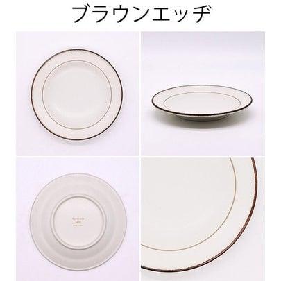 日本美濃燒|灰、白 典雅線條圓盤 - 富士通販