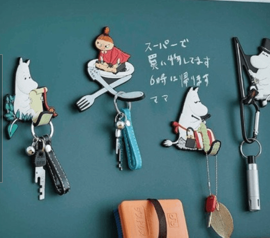 嚕嚕米磁鐵掛勾鑰匙圈|嚕嚕米、小不點 - 富士通販