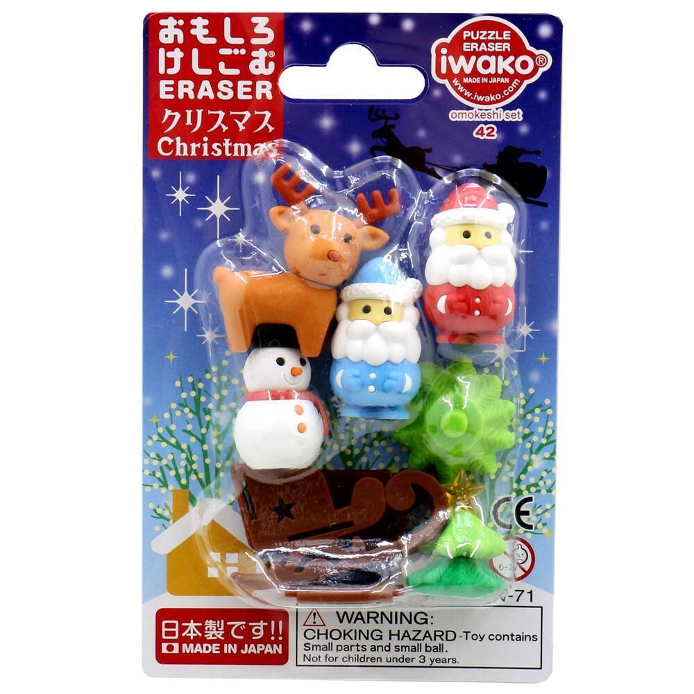 日本製聖誕節橡皮擦|日本創意造型文具 - 富士通販