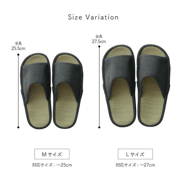 真.草蓆室內露趾拖鞋|情侶拖鞋、防臭效果 - 富士通販
