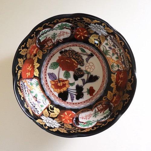 日本製 美濃燒 宮廷風 金彩牡丹 碗|陶瓷碗 飯碗 - 富士通販