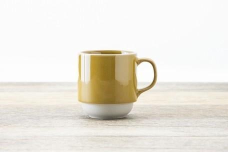 下午茶優選|法式經典馬克杯-土黃/藍色 - 富士通販