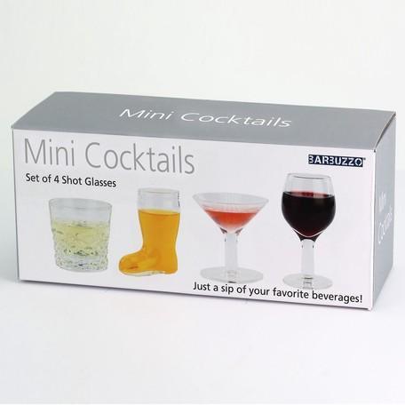 迷你酒杯套裝組|馬丁尼杯 雞尾酒杯 威士忌杯 啤酒杯 - 富士通販