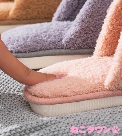 冬天保暖|可愛貓掌室內拖鞋,毛茸茸的貓爪 - 富士通販