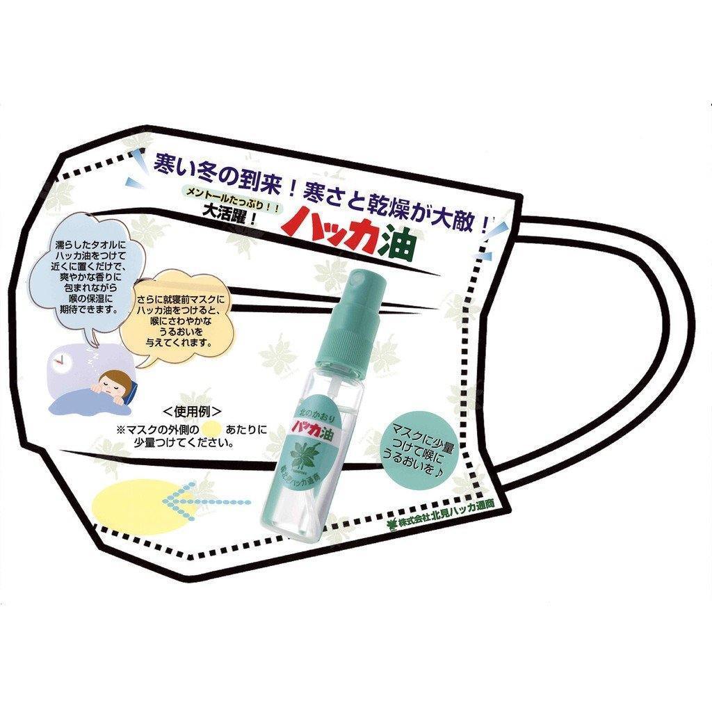 日本製 食用級北見天然薄荷油ㄧ噴霧 補充瓶 滾珠瓶 - 富士通販