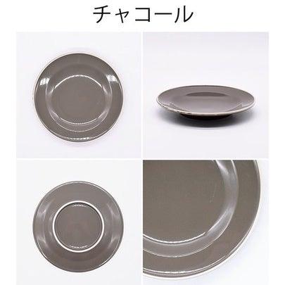 日本美濃燒|灰、白 典雅線條圓盤 - 富士通販