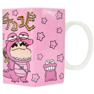 日本卡通蠟筆小新六角造型馬克杯-小熊餅乾|鱷魚小新-兩款可選 - 富士通販
