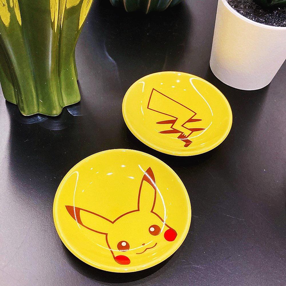日皮卡丘醬油碟| 日本製,精靈寶可夢陶瓷盤 - 富士通販