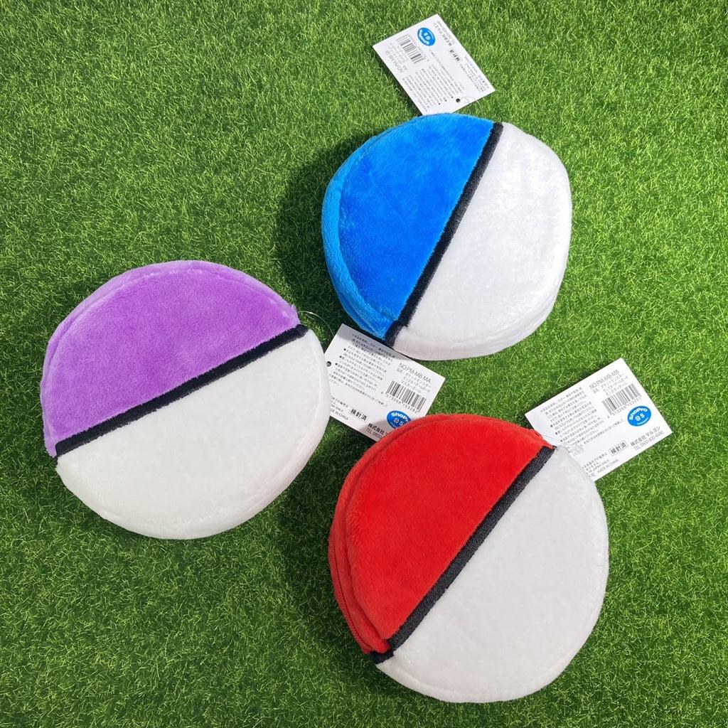 神奇寶貝球 絨毛零錢包|精靈球 大師球 超級球 - 富士通販