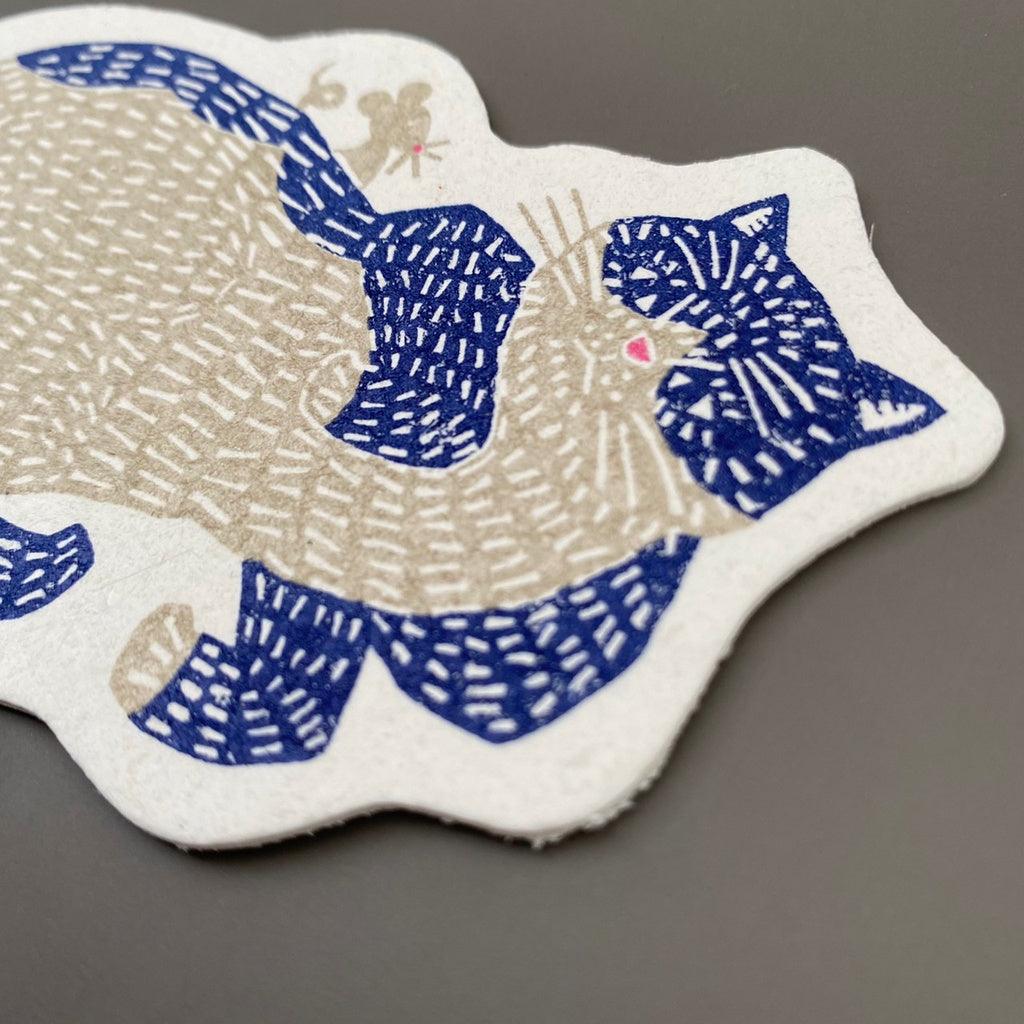 日本 杯子 碗盤 纖維素清潔海綿|超吸水 不掉棉絮 抗菌速乾 菜瓜布 - 富士通販