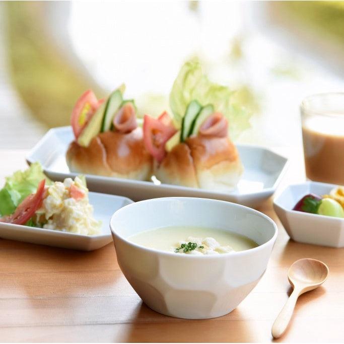 日本製 波佐見燒 和山窯 立體面小缽|職人手作 - 富士通販