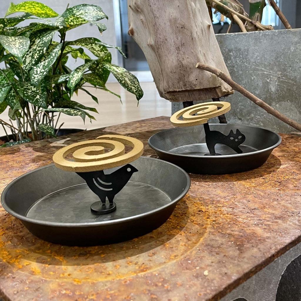 日本 磁吸式 小鳥 貓咪造型蚊香架|蚊香架 蚊香座 防蚊 - 富士通販