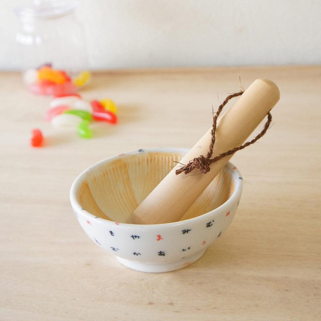 日式陶瓷研磨缽|搗蒜器具 - 富士通販