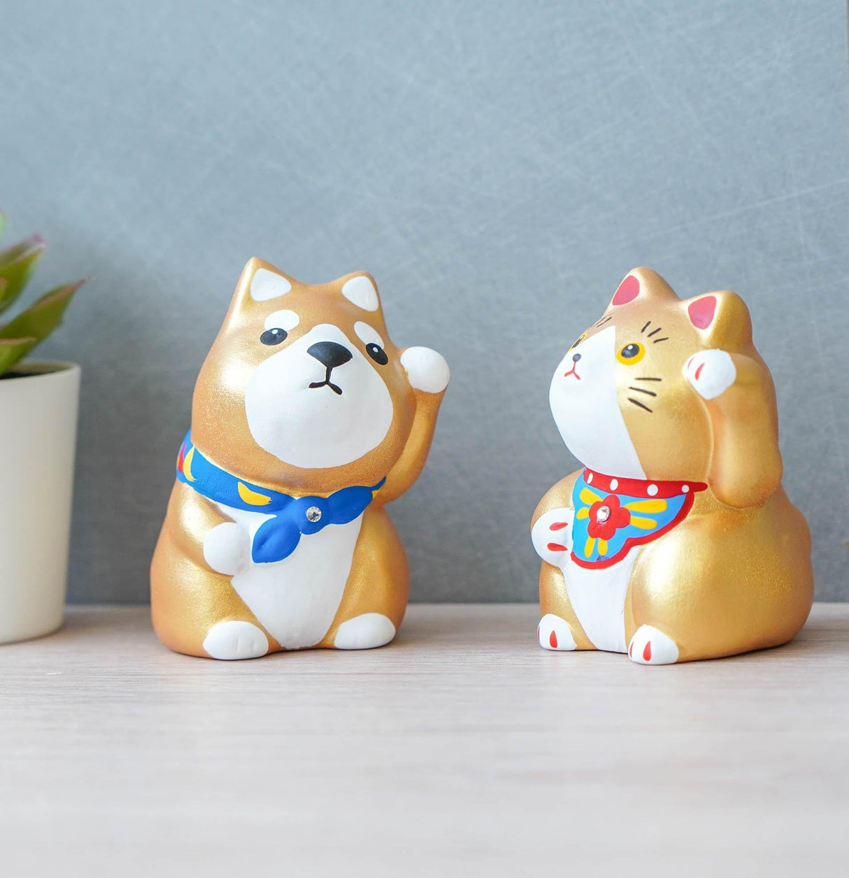 日本開運除厄招福消災招財貓|各種顏色招財貓柴犬 - 富士通販