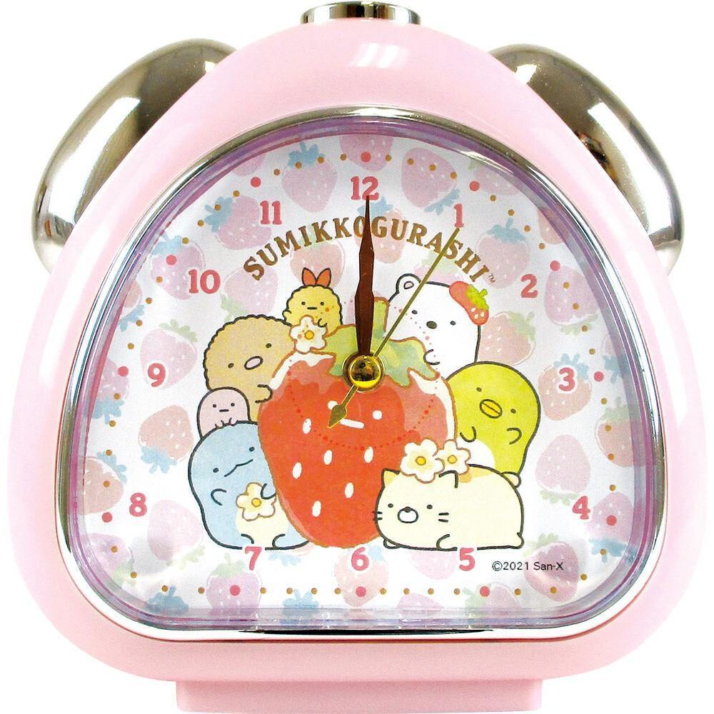 三角飯糰造型靜音時鐘|多款卡通人物,貪睡功能 - 富士通販