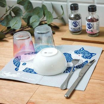 德國製造 動物圖案 纖維素吸水抹布 不掉棉絮 不留水痕|海鷗 熊 刺蝟 貓咪圖案 兩種尺寸 - 富士通販