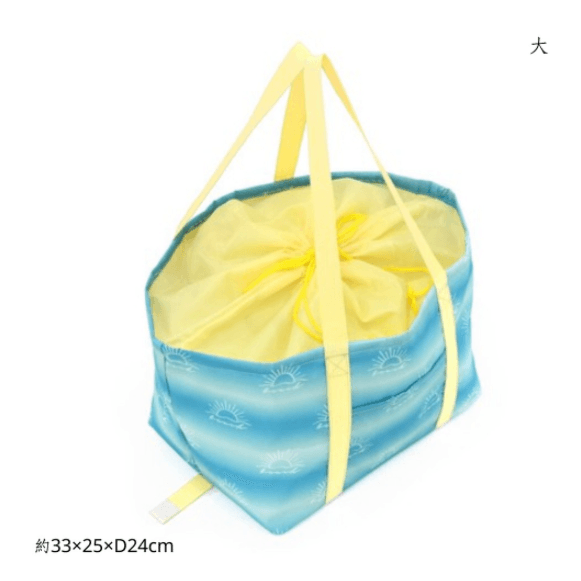 天空藍/太陽橙保冷袋 (大/ 小),保冷保溫一次滿足,收納摺疊超方便 - 富士通販