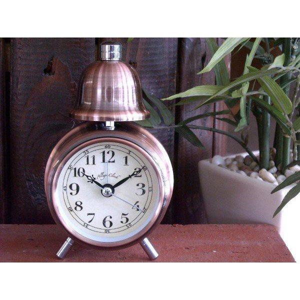 復古鬧鐘|夜晚輔助燈床頭鬧鐘情境鐘 - 富士通販