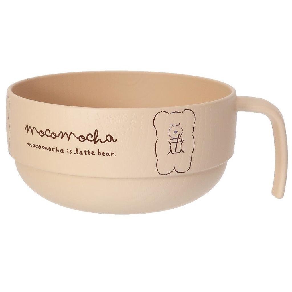 摩卡小熊把手湯碗|兒童餐具 - 富士通販