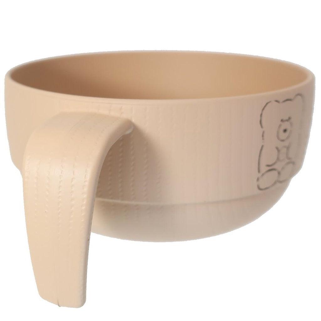 摩卡小熊把手湯碗|兒童餐具 - 富士通販