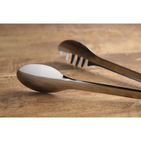 日本製 燕三條 生菜沙拉 義大利麵夾|分食夾 料理夾 耐熱 不鏽鋼 - 富士通販