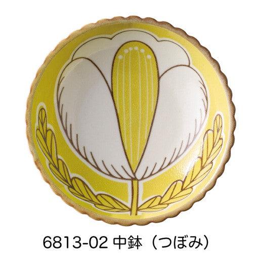 日本製 復古 花草 陶瓷餐具|義大利麵盤 甜點盤 點心碗 - 富士通販