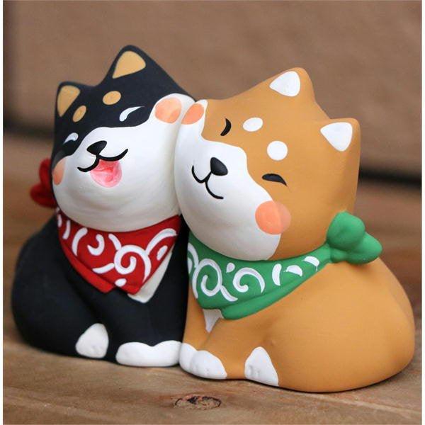 辦公室療癒公仔貼臉柴犬-黑柴|黃柴 - 富士通販