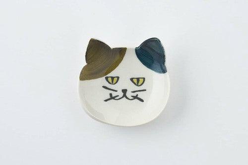 日本製 美濃燒 藍貓造型餐具|筷架 湯匙架 醬料碟 小碟子 - 富士通販