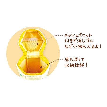 日本 蠟筆小新 肥嘟嘟左衛門 六角筆袋|鉛筆盒 筆帶 文具用品 - 富士通販