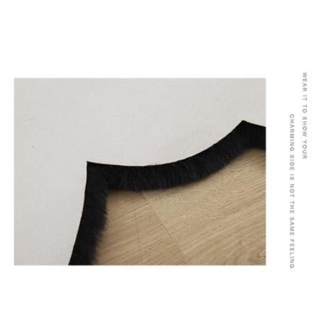 冬季保暖|泰迪熊柔軟毛絨地毯,乳白色 / 卡其色 - 富士通販