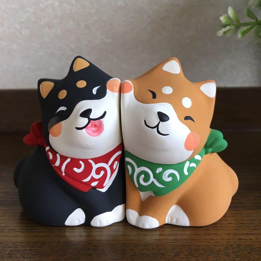 辦公室療癒公仔貼臉柴犬-黑柴|黃柴 - 富士通販