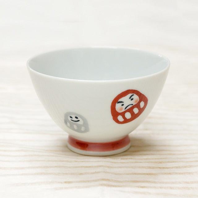 日本製 天龍窯 可愛小達摩|餐碗 圓盤 方盤 丼飯碗 - 富士通販
