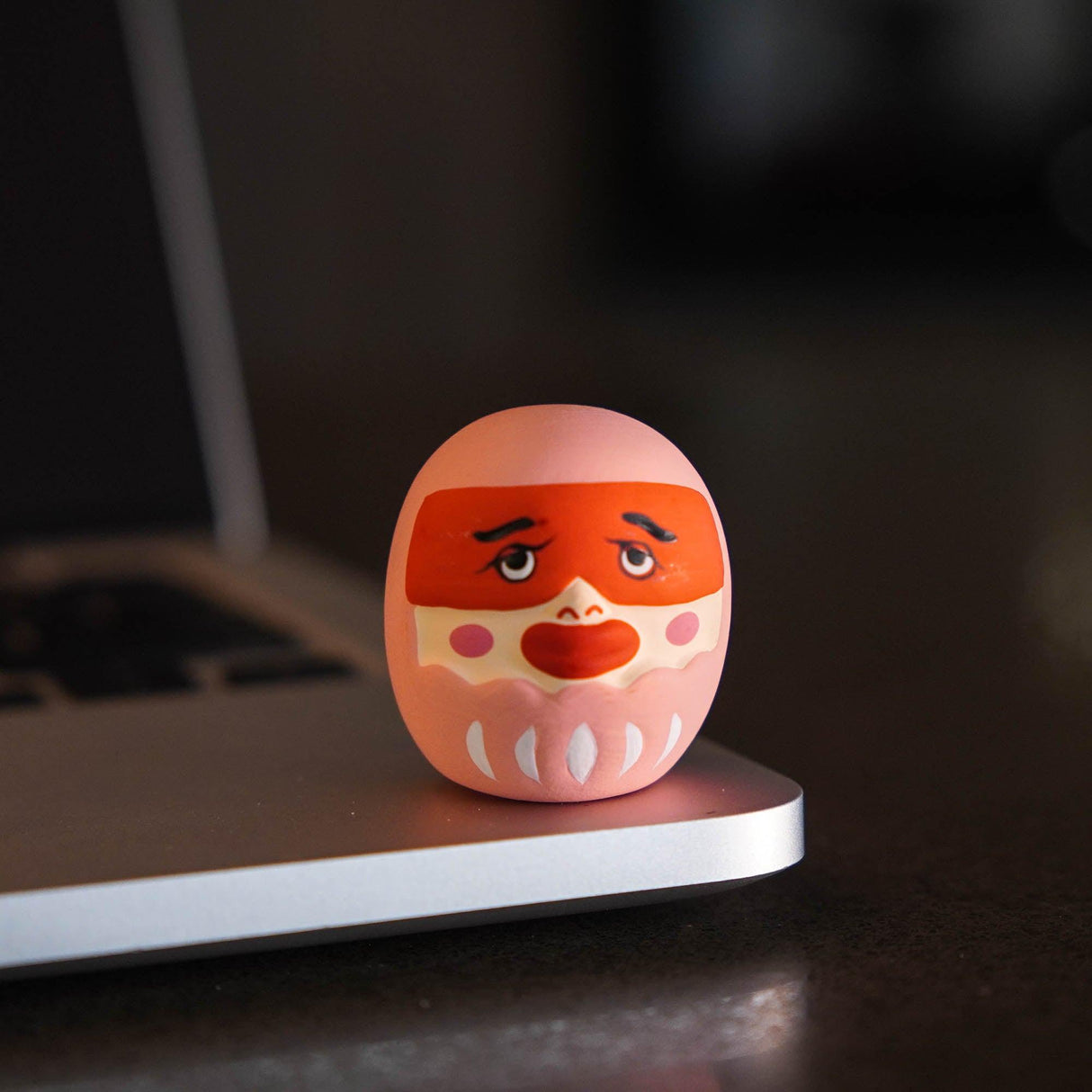 日本 福岡博多限定款 明太子達摩不倒翁 白 黑 粉|限定款 不倒翁 祈福 - 富士通販