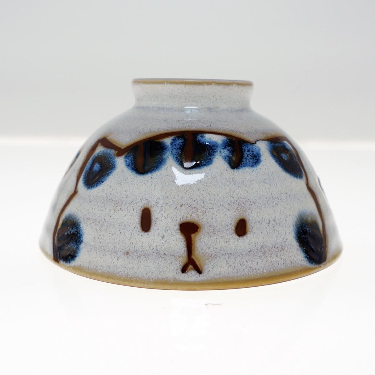 日本製 美濃燒貓咪茶碗|造型碗 日式陶瓷碗 - 富士通販