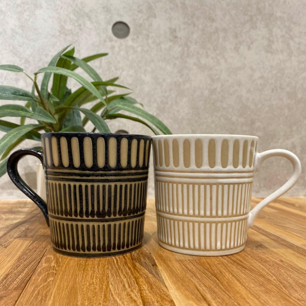 日本製 美濃燒 民族風 陶瓷馬克杯 餐盤|咖啡杯 情侶杯 甜點盤 水果盤 - 富士通販