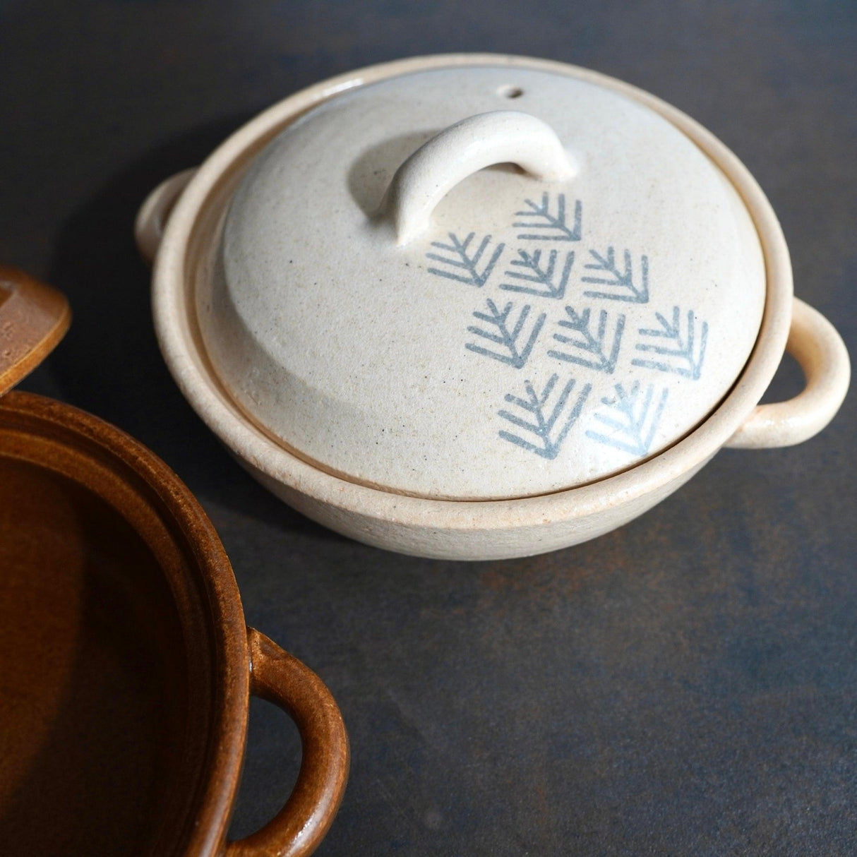 日本製 萬古燒 松笠 土鍋 陶鍋|燉鍋 砂鍋 - 富士通販