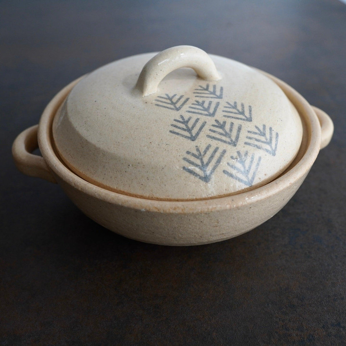 日本製 萬古燒 松笠 土鍋 陶鍋|燉鍋 砂鍋 - 富士通販