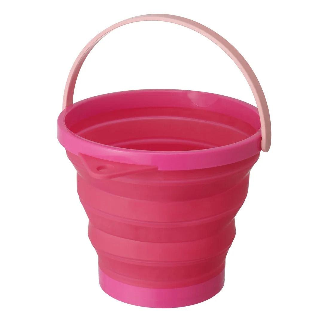 日本 夏日戲水組合|兒童涼鞋 摺疊伸縮水桶 水勺 水盆 - 富士通販