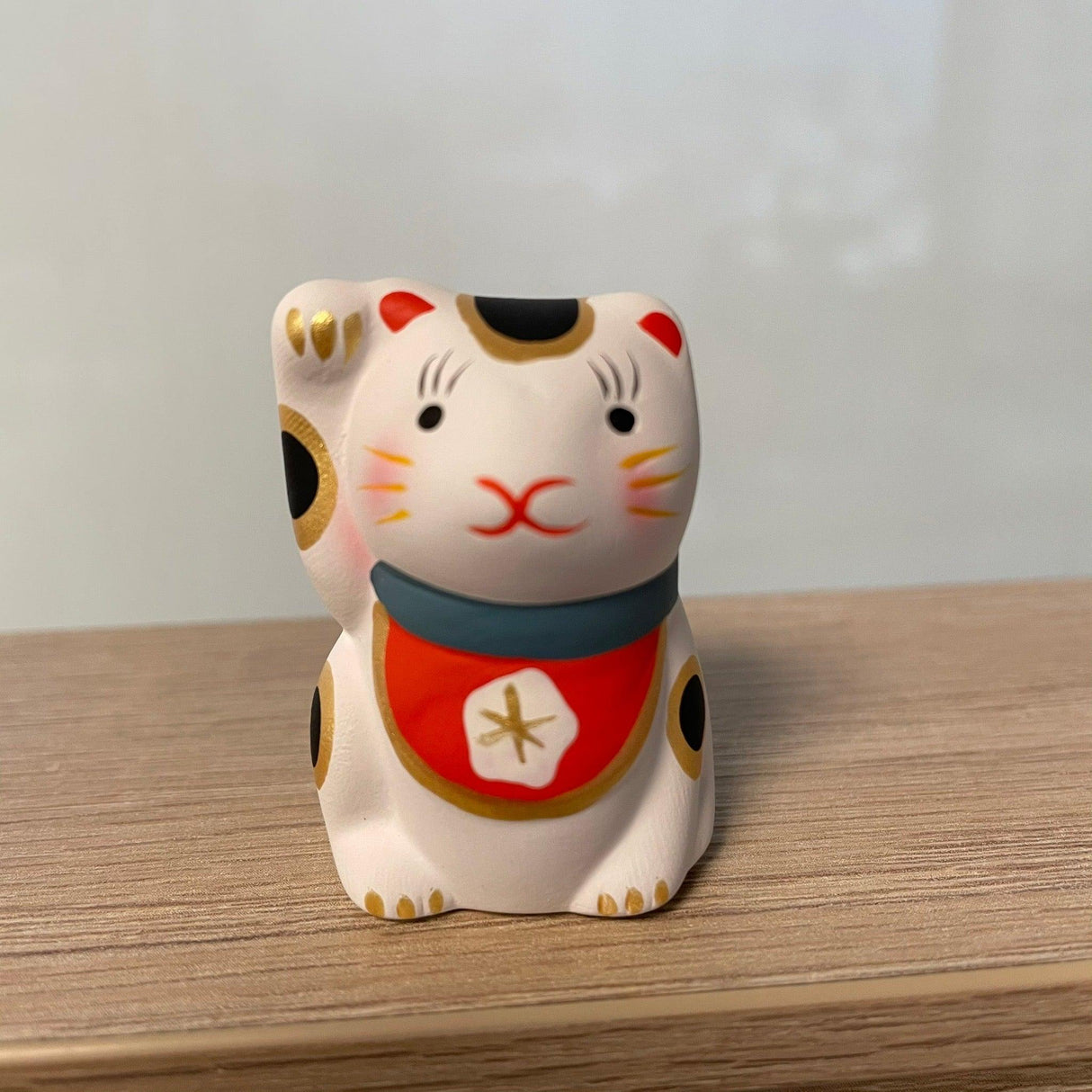 日本 中川政七商店 招財貓公仔 黑色 白色|擺飾品 陶瓷公仔 陶籤 - 富士通販