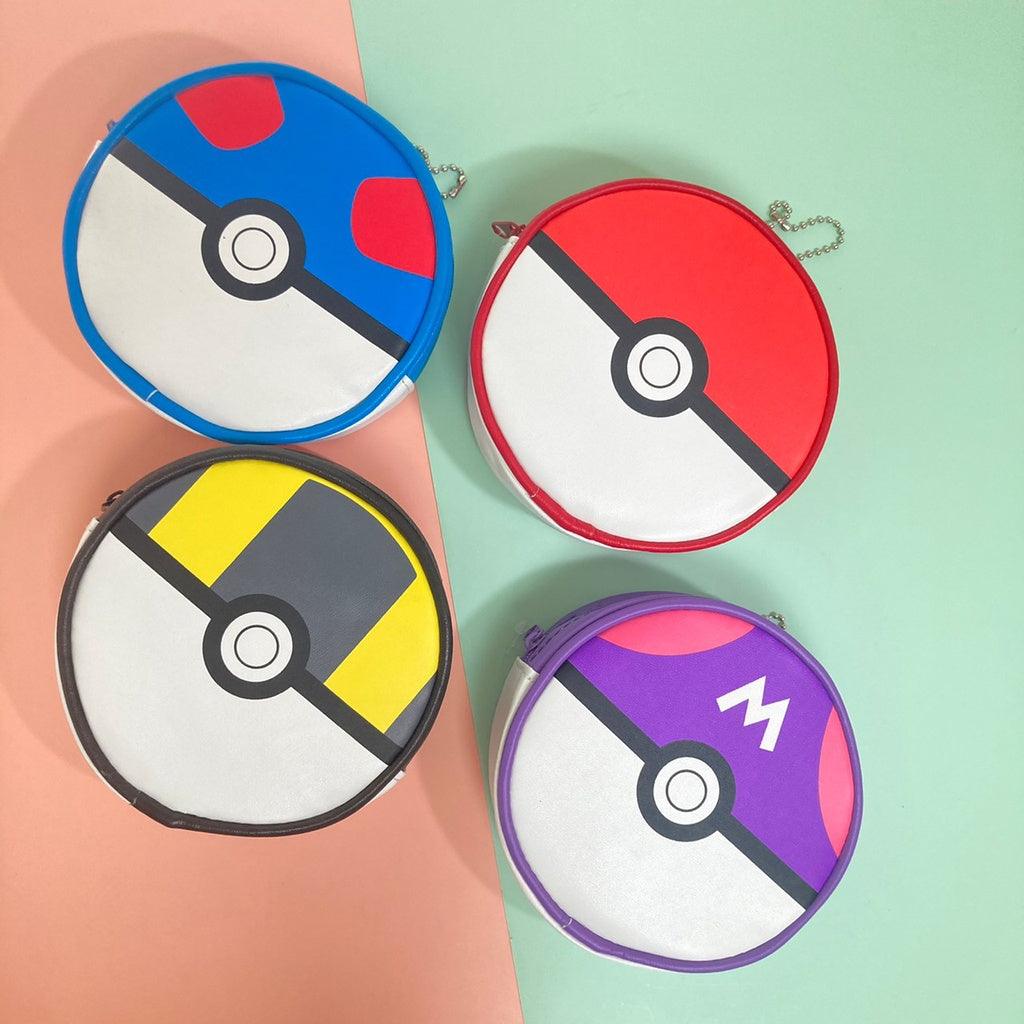 日本精靈寶可夢拉鍊包、收納包、錢包|精靈球、超級球、高級球、大師球 - 富士通販