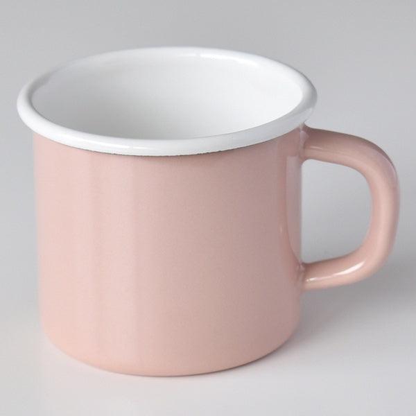 富士琺瑯杯-粉/灰/白/灰藍|搪瓷馬克杯琺瑯馬克杯 杯子馬克杯 餐具 - 富士通販
