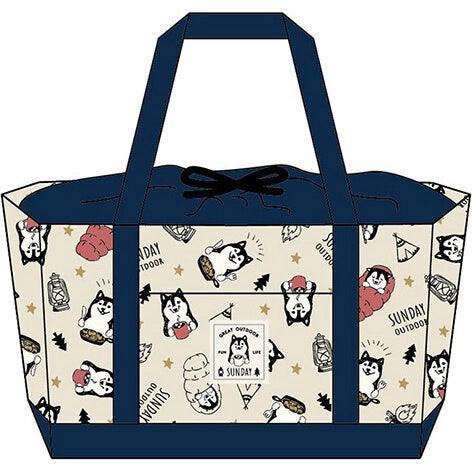 黑柴露營野餐系列|保冷旅行袋/野餐墊 - 富士通販