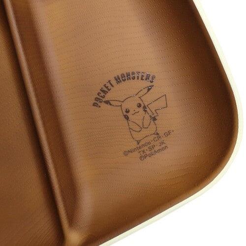 日本製造 皮卡丘 深色 露營分隔盤 |木質色 盤子 廚房 - 富士通販