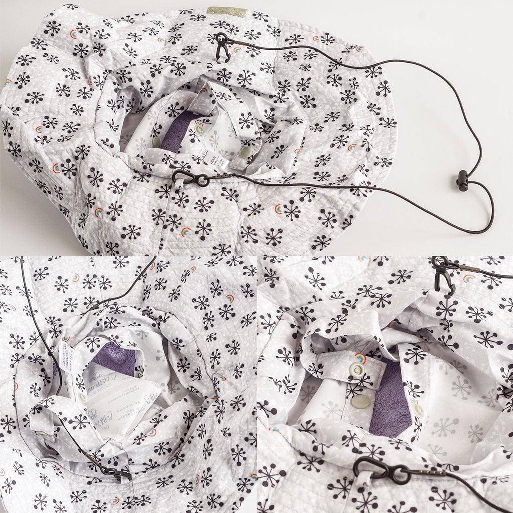 復古碎花遮陽漁夫帽|出遊必備 - 富士通販