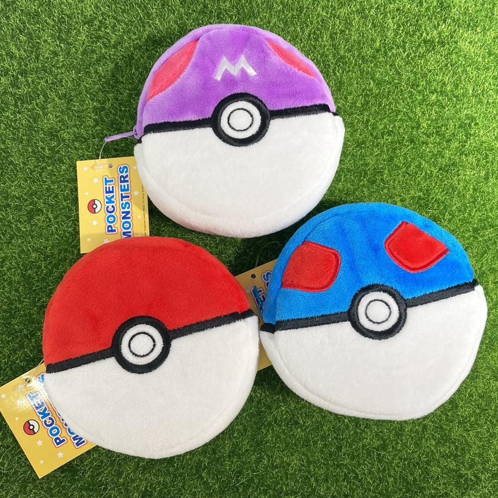 神奇寶貝球 絨毛零錢包|精靈球 大師球 超級球 - 富士通販