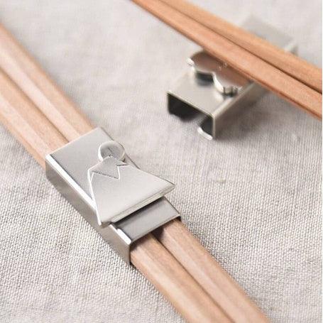 日本製 燕三條 富士山造型多功能筷架 啞光金 銀色|不鏽鋼筷架 筷子收納 婚禮小物 - 富士通販