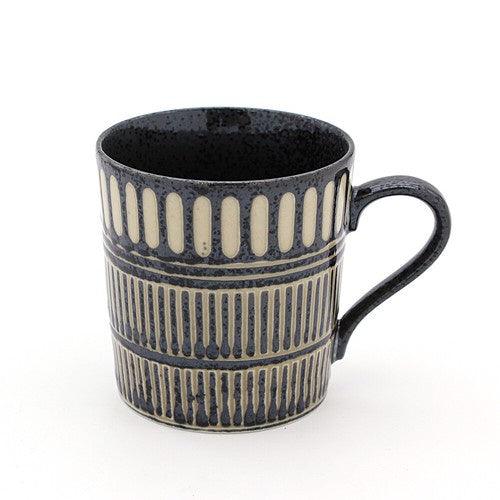 日本製 美濃燒 民族風 陶瓷馬克杯 餐盤|咖啡杯 情侶杯 甜點盤 水果盤 - 富士通販